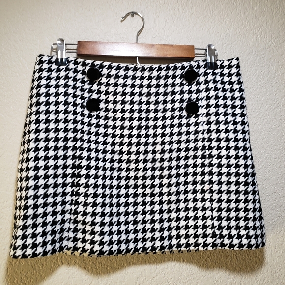 Express design studio houndstooth design skirt - Picture 1 of 5